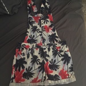 Palm trees overalls